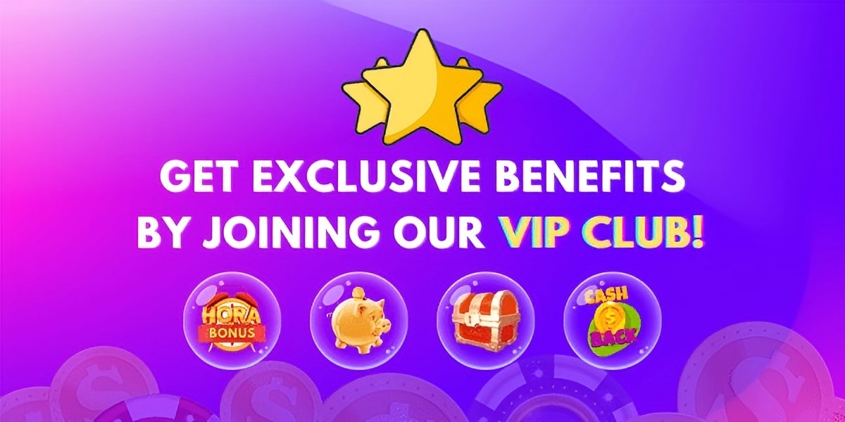 Promotional banner artwork in purple tones highlighting VIP member rewards